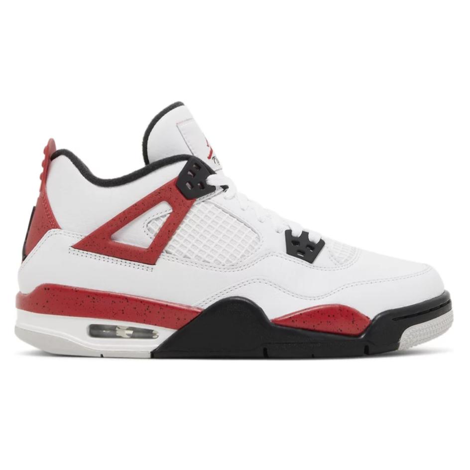 Womens jordan best sale 4 red